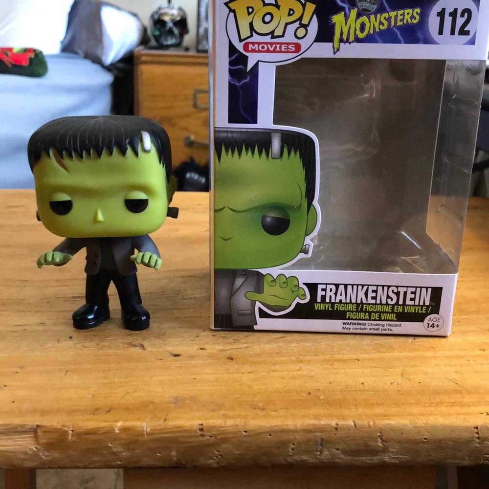 Frankenstein collectible Funko pop box included